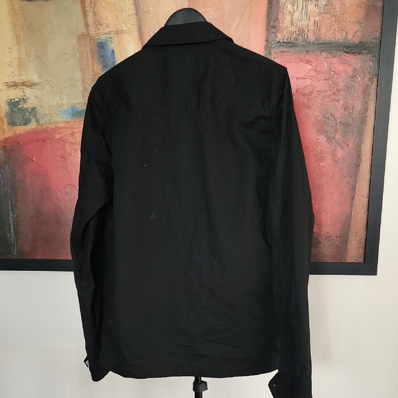 Vuori Men’s Organic Cotton Ripstop Stretch Jacket Black - Picture 7 of 12